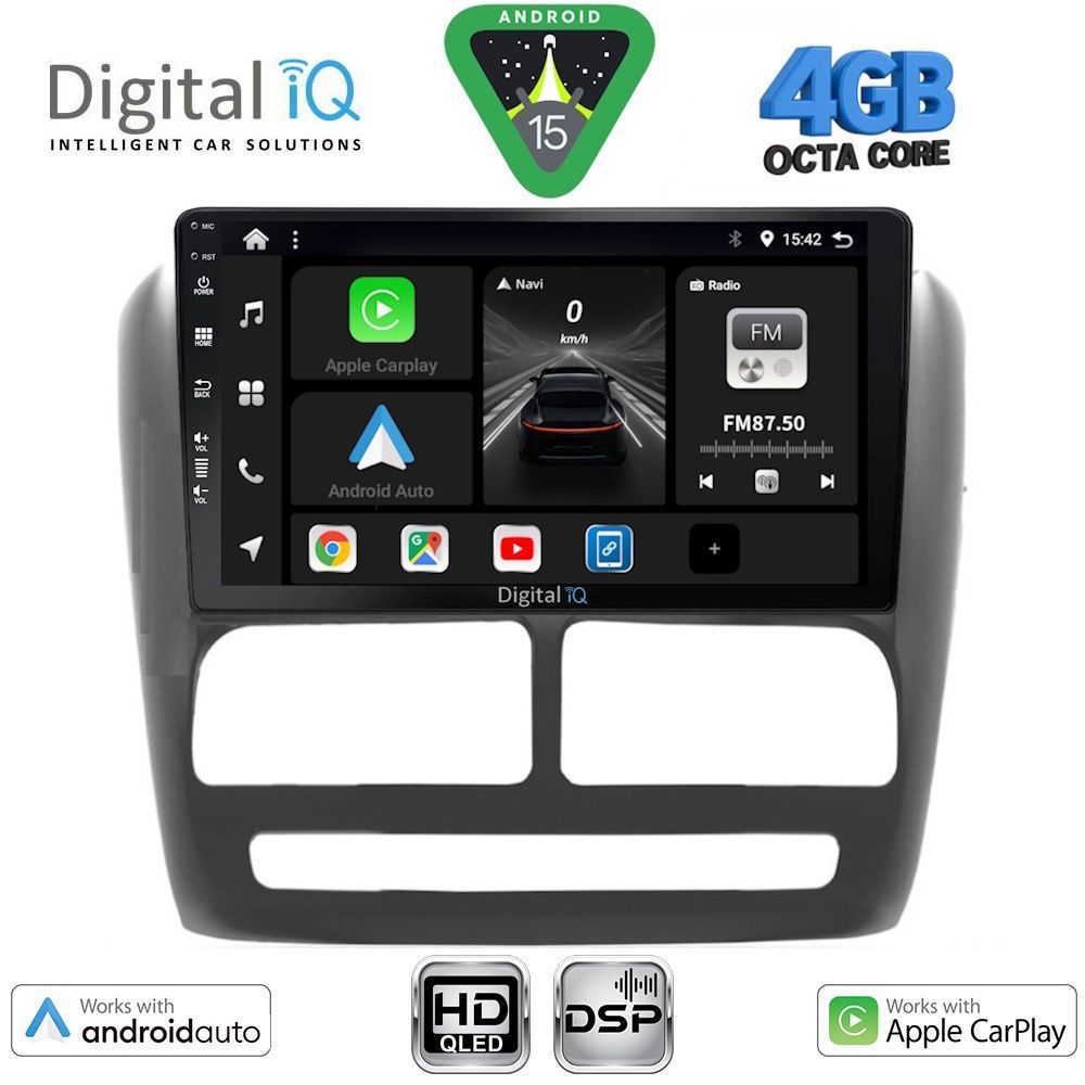 Βλησαρούλης Car Center - DIGITAL IQ BXF 16137_CPAA (9inc) MULTIMEDIA TABLET for FIAT DOBLO mod. 2010-2015