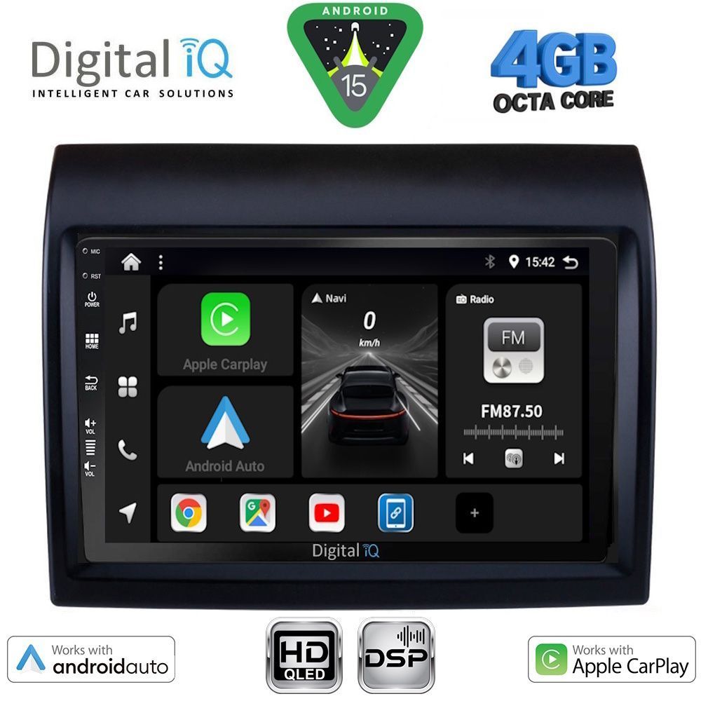 Βλησαρούλης Car Center - DIGITAL IQ BXF 16141_CPAA (9inc) MULTIMEDIA TABLET for FIAT DUCATO – CITROEN JUMPER – PEUGEOT BOXER mod. 2011-2021