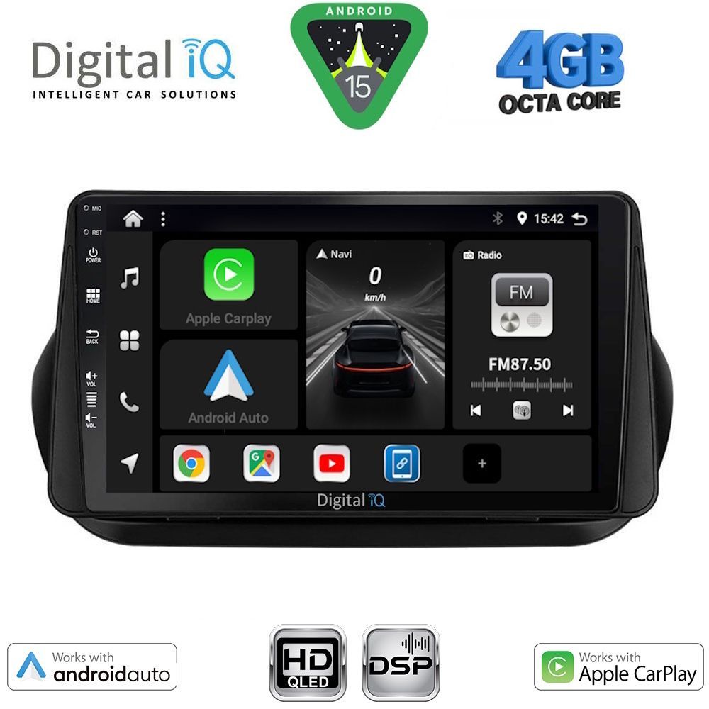 Βλησαρούλης Car Center - DIGITAL IQ BXF 16142_CPAA (9inc) MULTIMEDIA TABLET for CITROEN – FIAT – PEUGEOT mod. 2008-2018