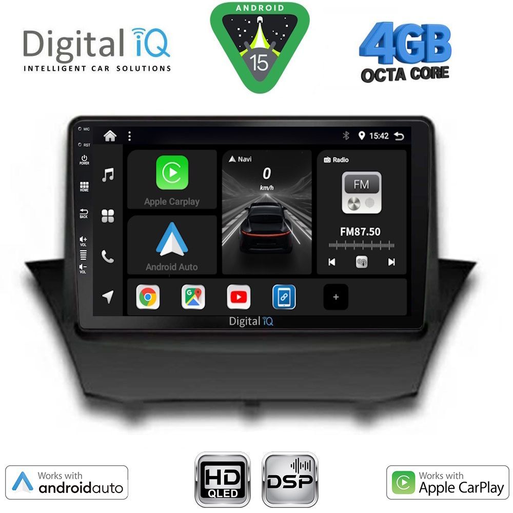 Βλησαρούλης Car Center - DIGITAL IQ BXF 16154A_CPAA (9inc) MULTIMEDIA TABLET for FORD FIESTA mod. 2008-2017