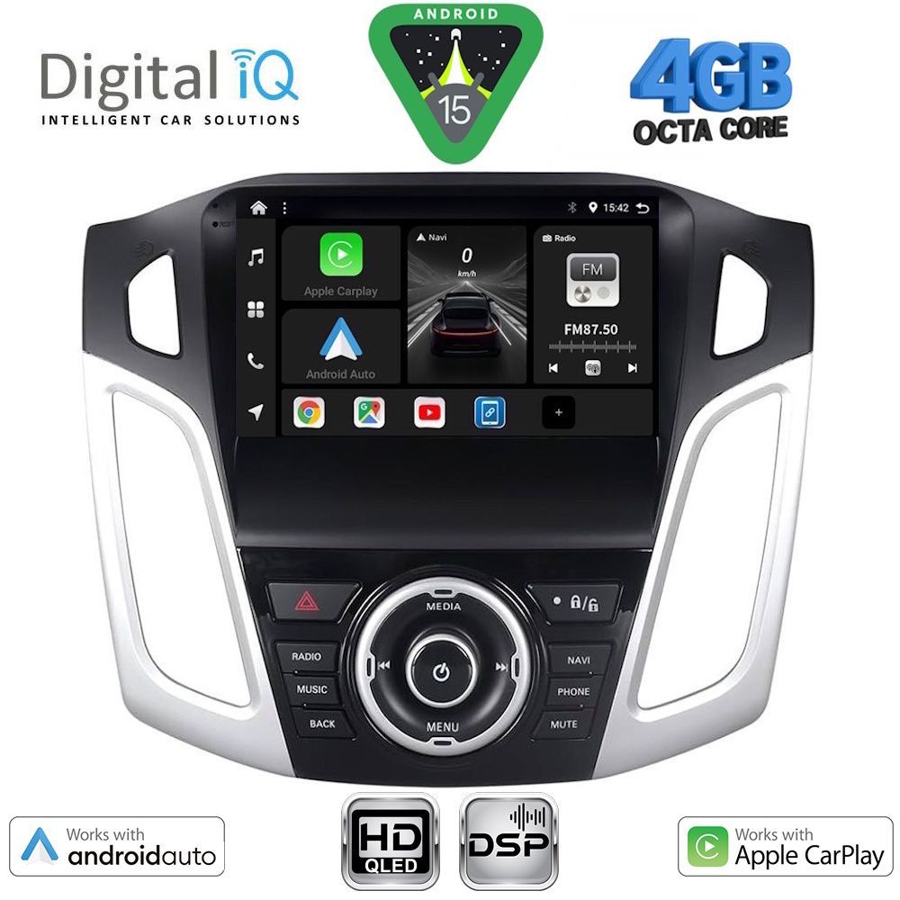 Βλησαρούλης Car Center - DIGITAL IQ BXF 16157_CPAA (9inc) MULTIMEDIA TABLET for FORD FOCUS mod. 2011-2018