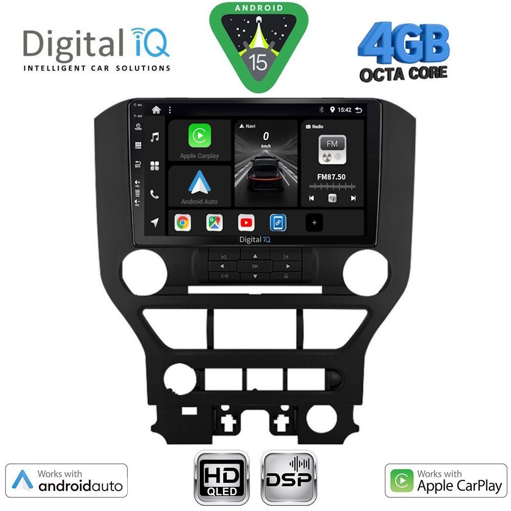 Βλησαρούλης Car Center - DIGITAL IQ BXF 16166_CPAA 3BUT (9inc) MULTIMEDIA TABLET for FORD MUSTANG mod. 2015-2020