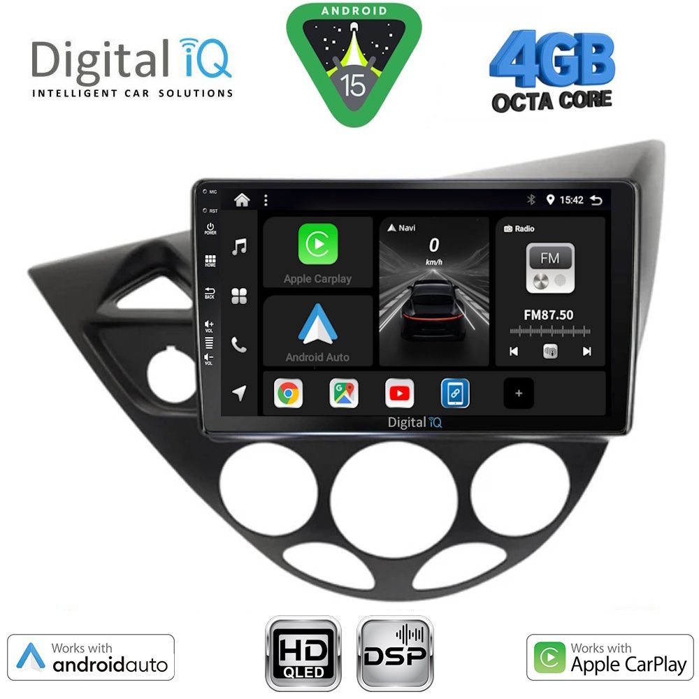 Βλησαρούλης Car Center - DIGITAL IQ BXF 16169_CPAA (9inc) MULTIMEDIA TABLET for FORD FOCUS mod. 1998-2004