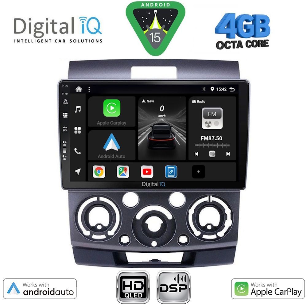 Βλησαρούλης Car Center - DIGITAL IQ BXF 16170_CPAA (9inc) MULTIMEDIA TABLET for FORD RANGER | MAZDA BT50 mod. 2006-2011