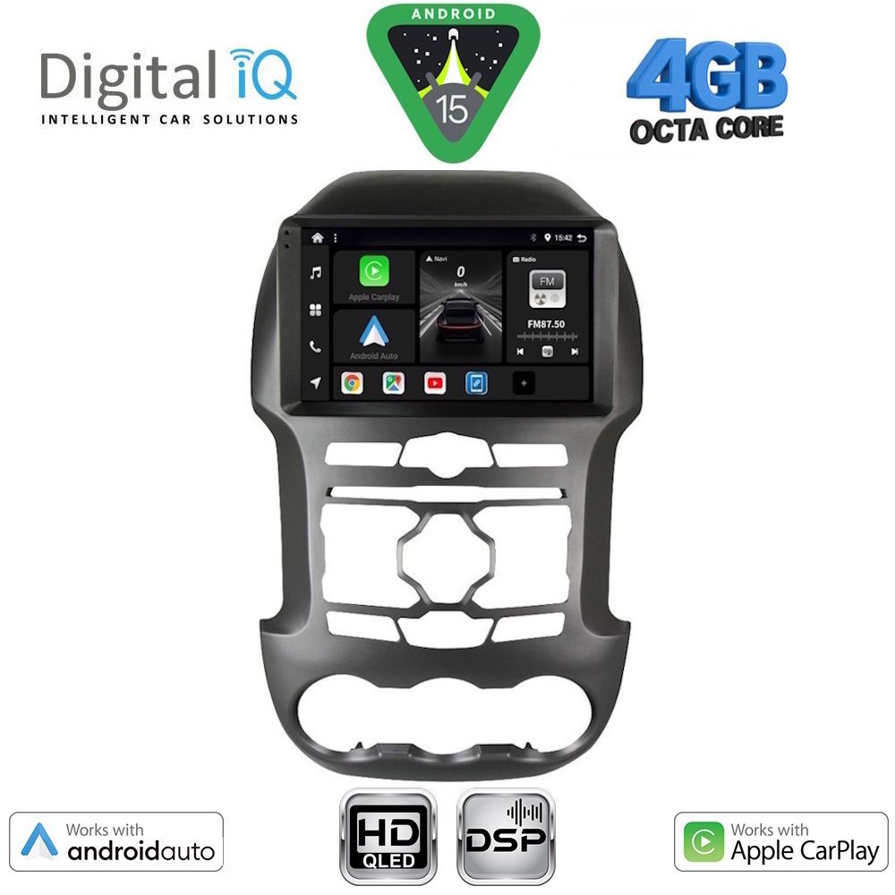 Βλησαρούλης Car Center - DIGITAL IQ BXF 16171S_CPAA (9inc) MULTIMEDIA TABLET for FORD RANGER mod. 2011-2015