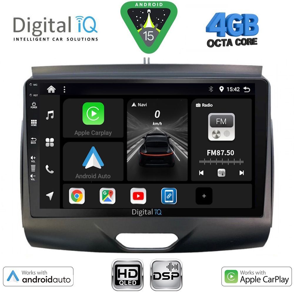 Βλησαρούλης Car Center - DIGITAL IQ BXF 16172B_CPAA (9inc) MULTIMEDIA TABLET for FORD RANGER mod. 2015-2018