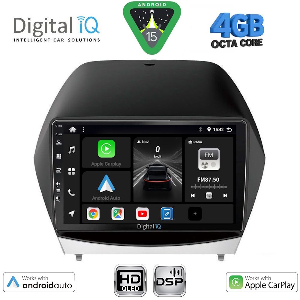 Βλησαρούλης Car Center - DIGITAL IQ BXF 16235_CPAA (10inc) MULTIMEDIA TABLET for HYUNDAI iX35  mod. 2010-2015