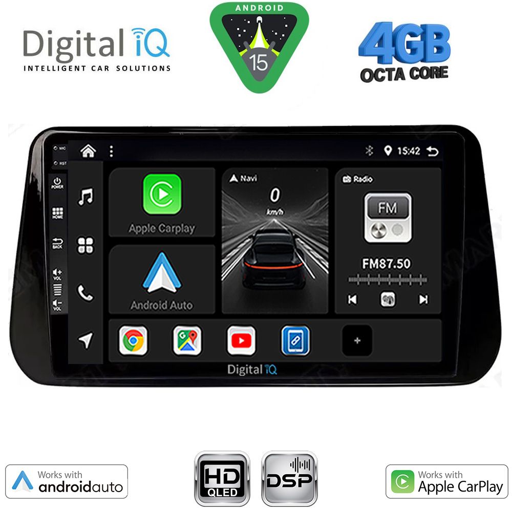 Βλησαρούλης Car Center - DIGITAL IQ BXF 16238B_CPAA (10inc) MULTIMEDIA TABLET for HYUNDAI IX45 - SANTA FE mod. 2021-2023