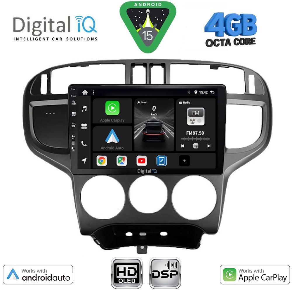 Βλησαρούλης Car Center - DIGITAL IQ BXF 16240_CPAA (9inc) MULTIMEDIA TABLET for HYUNDAI MATRIX mod. 2001-2010