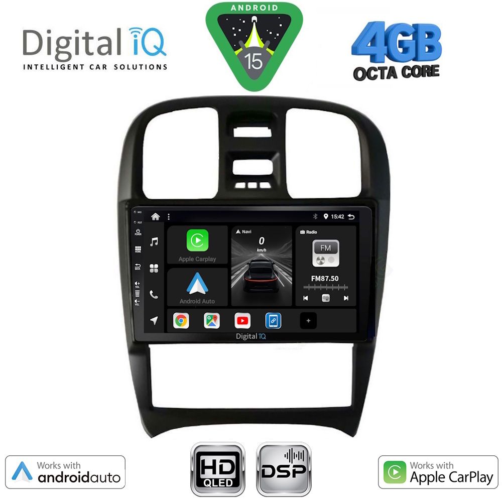 Βλησαρούλης Car Center - DIGITAL IQ BXF 16247_CPAA (9inc) MULTIMEDIA TABLET for HYUNDAI SONATA mod. 2000-2006