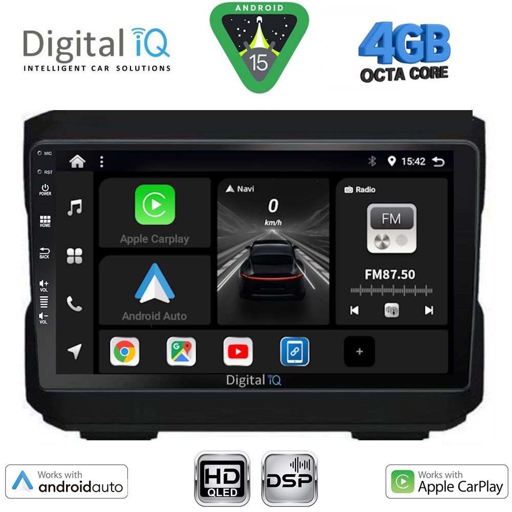 Βλησαρούλης Car Center - DIGITAL IQ BXF 16272_CPAA (10inc) MULTIMEDIA TABLET for JEEP mod. 2007-2014 - DODGE mod. 2007-2014