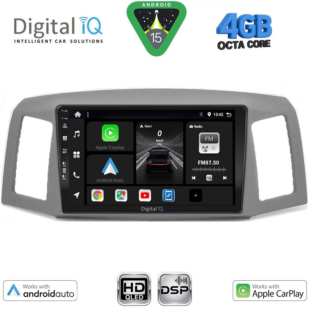 Βλησαρούλης Car Center - DIGITAL IQ BXF 16281_CPAA (10inc) MULTIMEDIA TABLET for JEEP GRAND CHEROKEE mod. 2005-2007