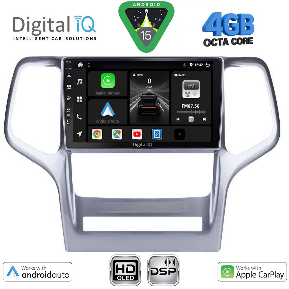 Βλησαρούλης Car Center - DIGITAL IQ BXF 16282_CPAA (9inc) MULTIMEDIA TABLET for JEEP GRAND CHEROKEE mod. 2011-2014