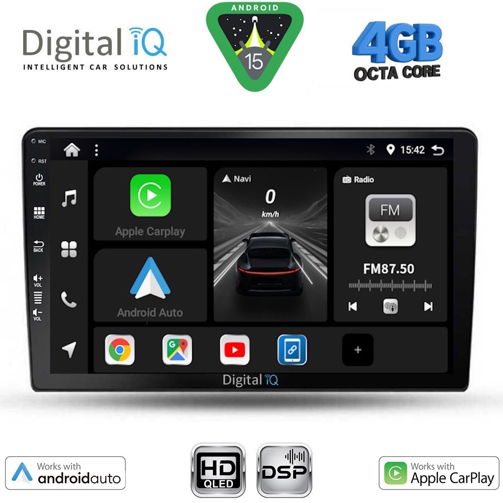 Βλησαρούλης Car Center - DIGITAL IQ BXF 16324_CPAA (CLIMA+A/C) (9inc) MULTIMEDIA TABLET for KIA SPORTAGE mod. 2004-2010