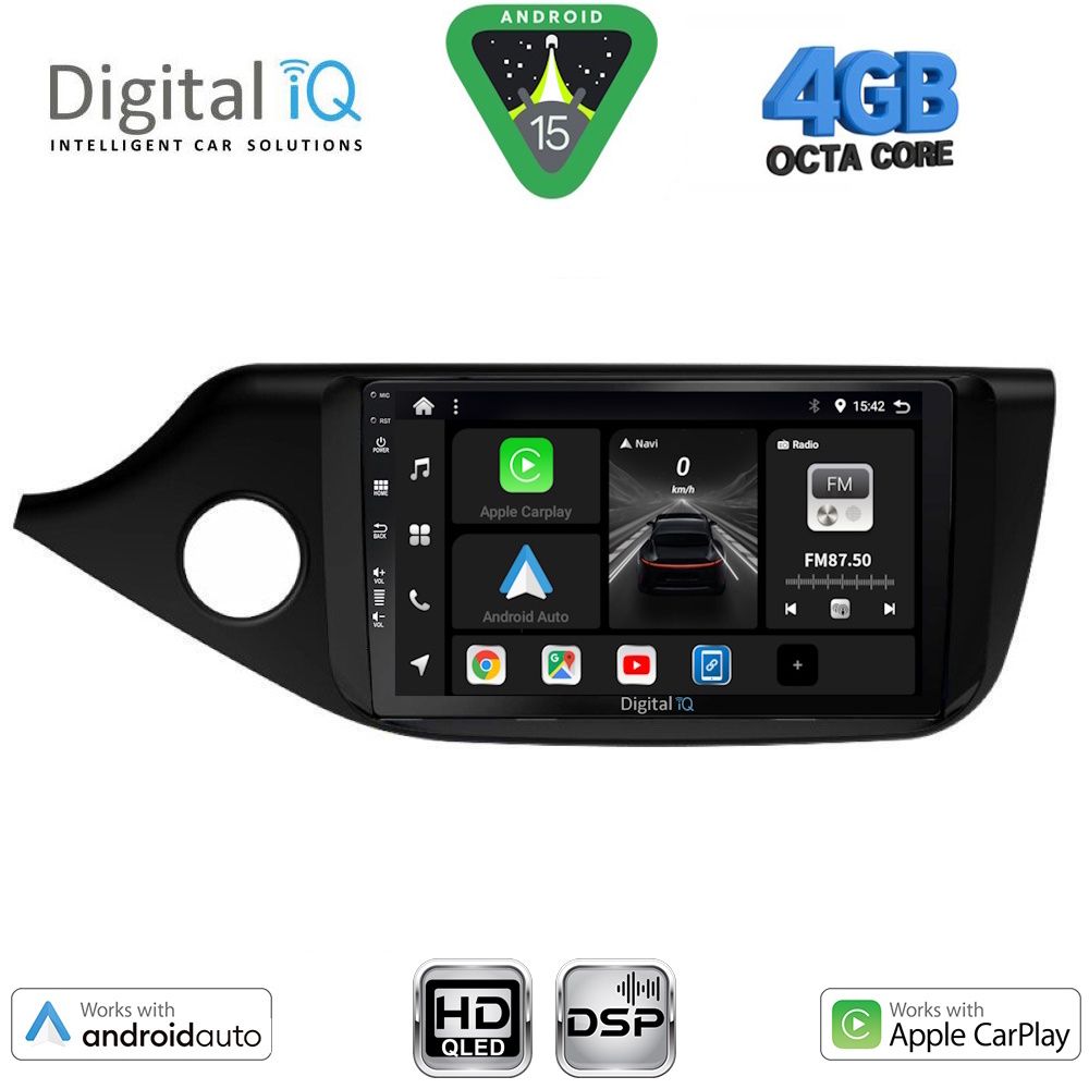 Βλησαρούλης Car Center - DIGITAL IQ BXF 16302_CPAA (9inc) MULTIMEDIA TABLET for KIA CEED mod. 2012-2018