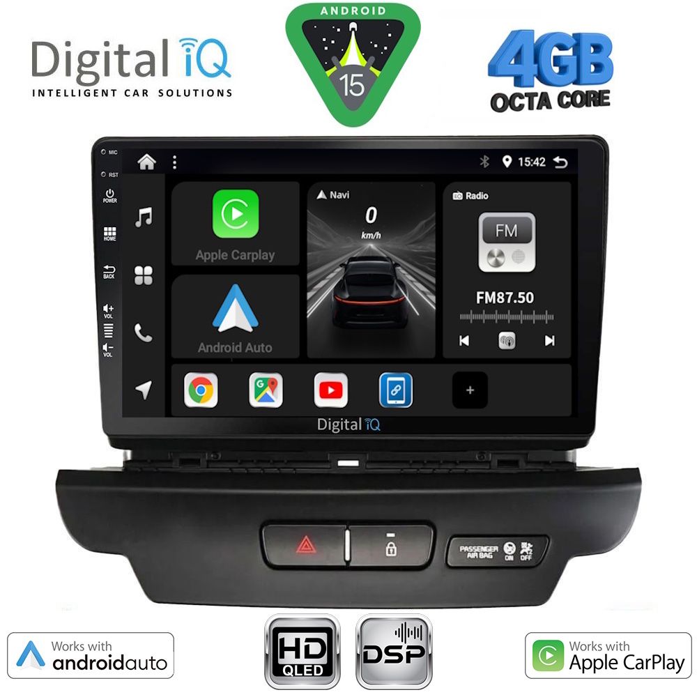 Βλησαρούλης Car Center - DIGITAL IQ BXF 16304_CPAA (9inc) MULTIMEDIA TABLET for KIA CEED - XCEED mod. 2018-2022