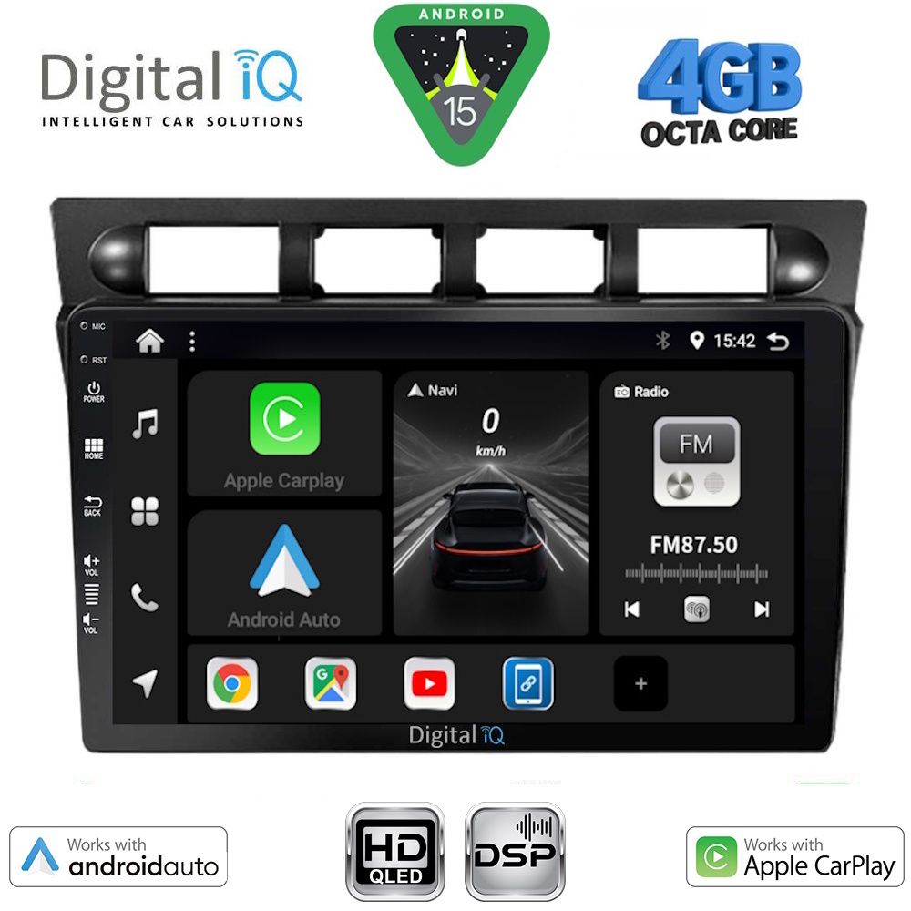 Βλησαρούλης Car Center - DIGITAL IQ BXF 16306_CPAA (9inc) MULTIMEDIA TABLET for KIA PICANTO mod. 2004-2008