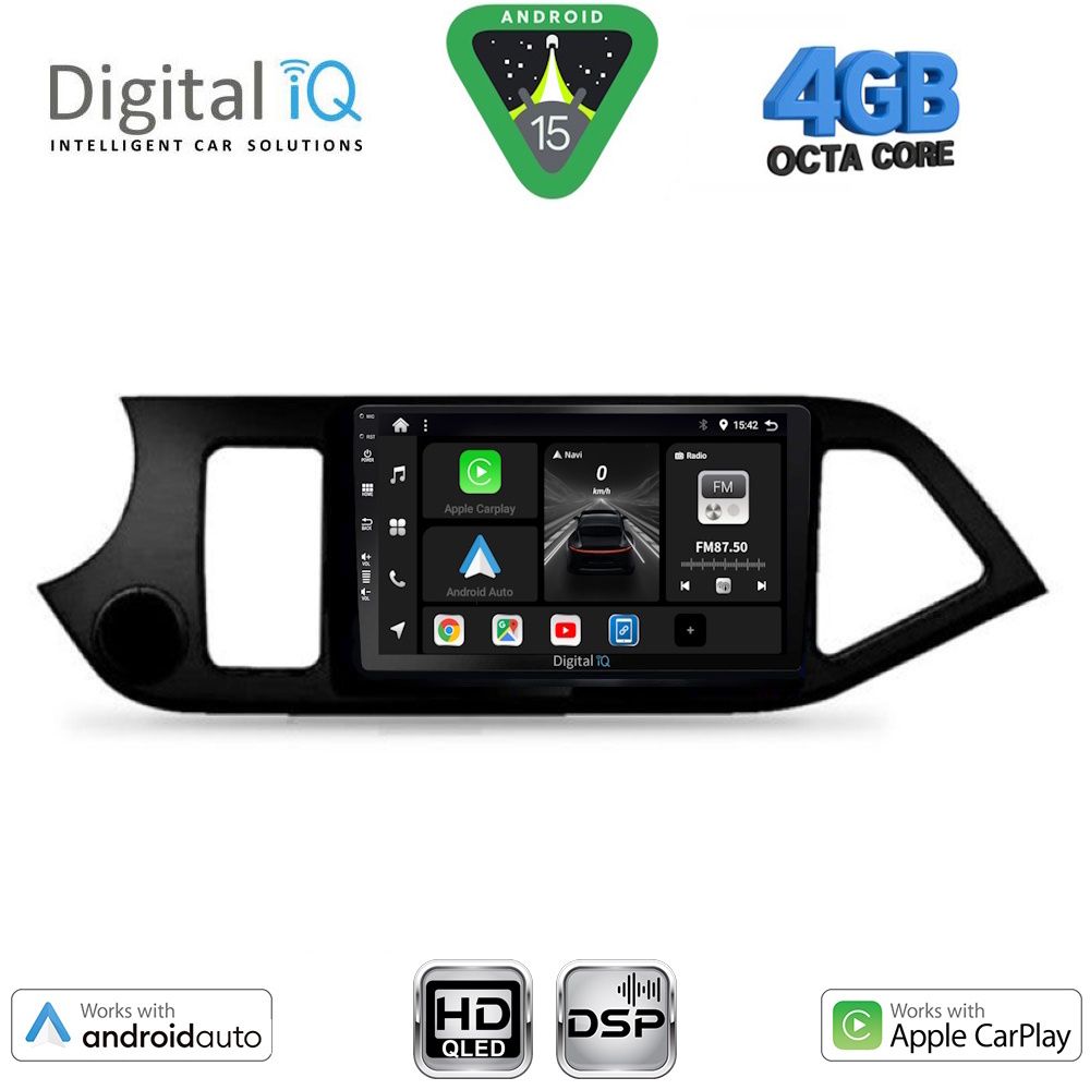 Βλησαρούλης Car Center - DIGITAL IQ BXF 16308_CPAA (9inc) MULTIMEDIA TABLET for KIA PICANTO mod. 2011-2017
