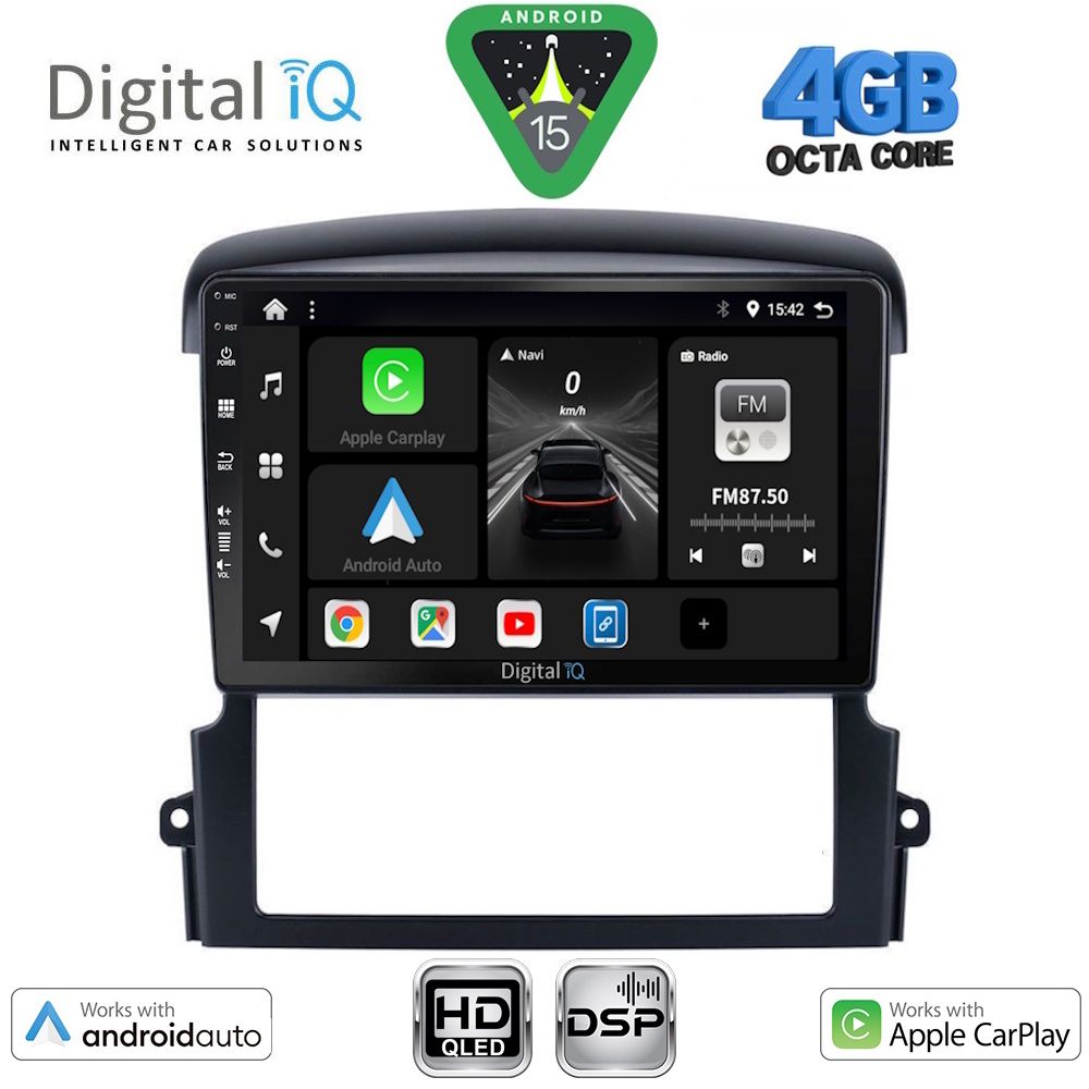 Βλησαρούλης Car Center - DIGITAL IQ BXF 16317_CPAA (9inc) MULTIMEDIA TABLET for KIA SORENTO mod. 2006-2009