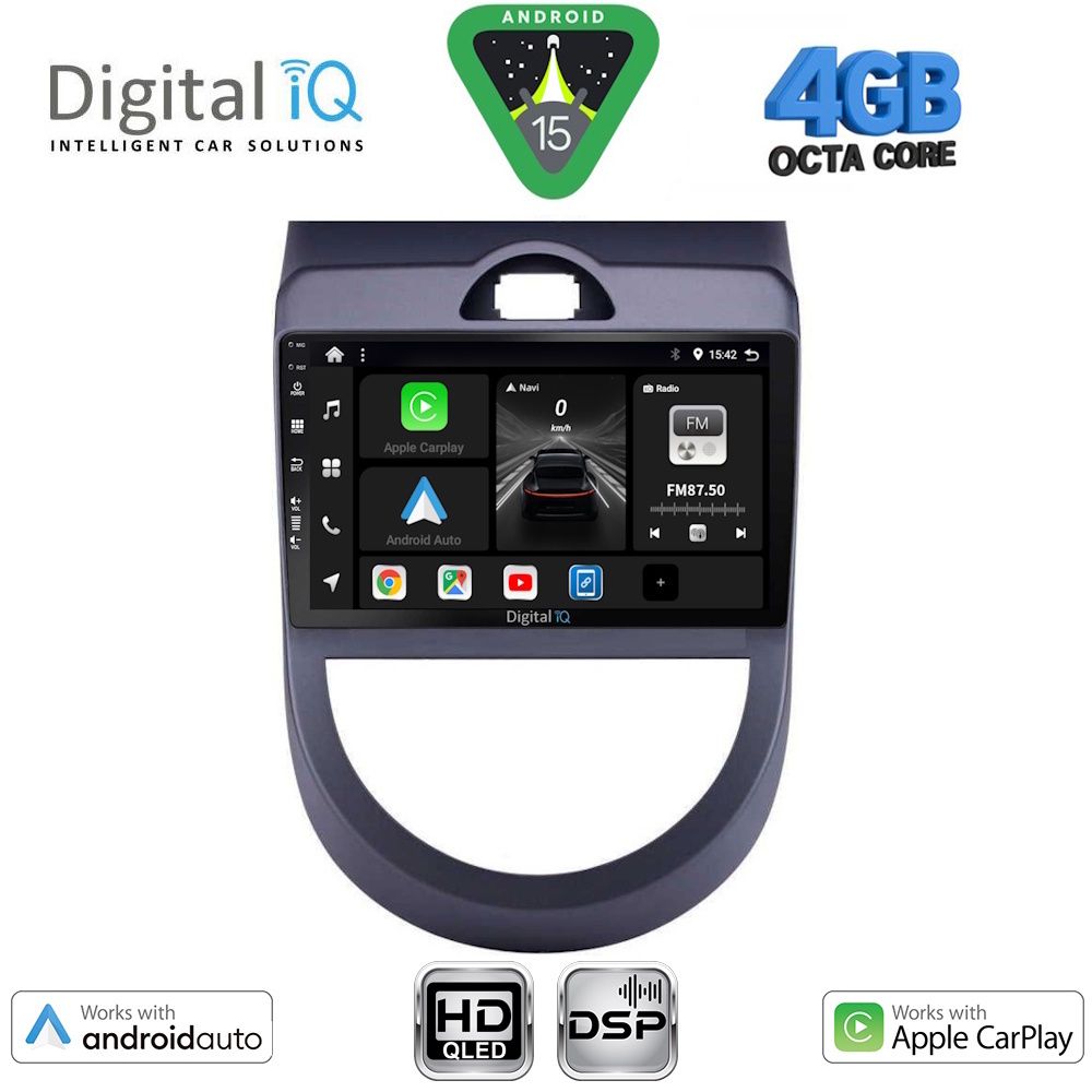 Βλησαρούλης Car Center - DIGITAL IQ BXF 16320_CPAA (9inc) MULTIMEDIA TABLET for KIA SOUL mod. 2008-2013