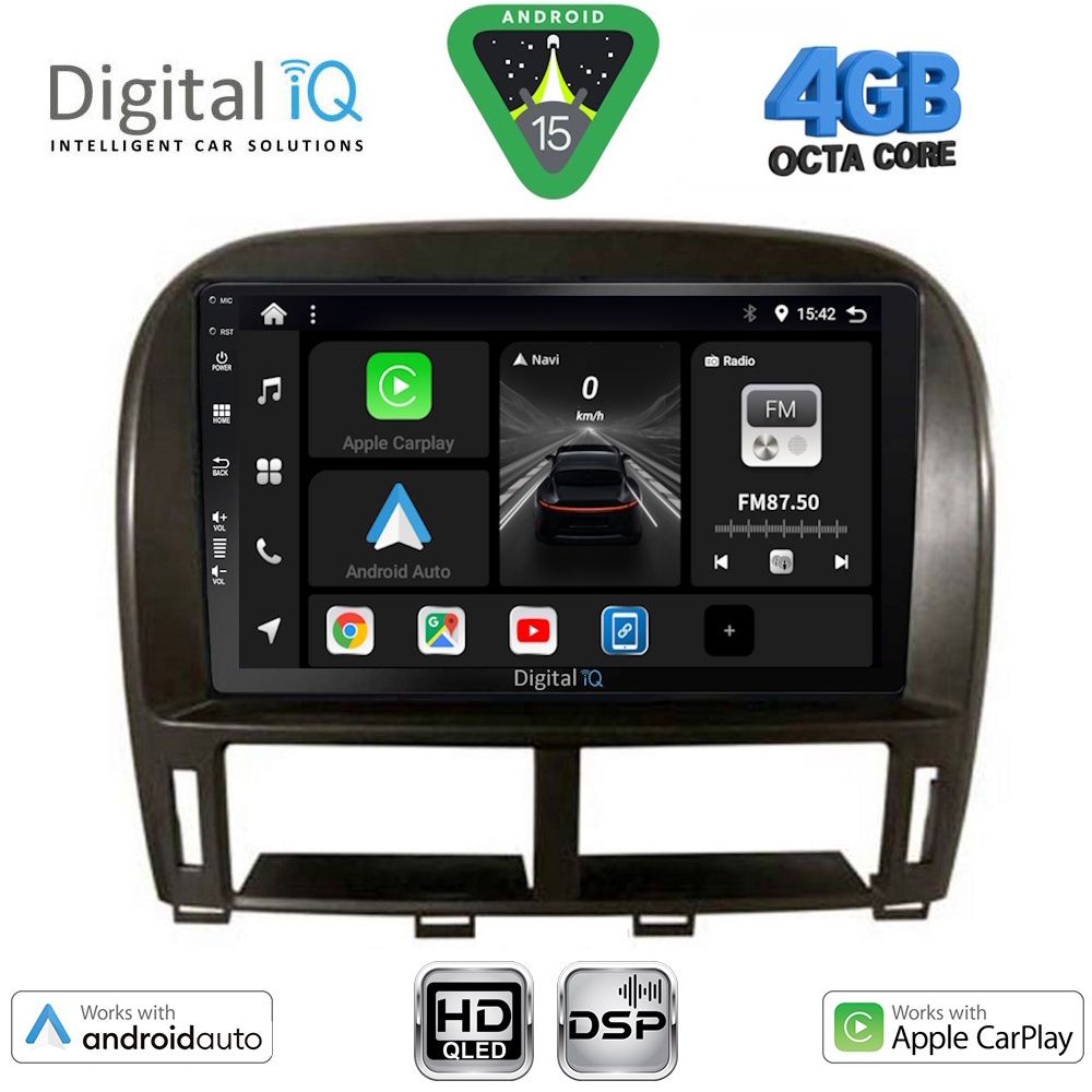 Βλησαρούλης Car Center - DIGITAL IQ BXF 16343_CPAA (9inc) MULTIMEDIA TABLET for LEXUS LS 430 – XF 430 mod. 2000-2006