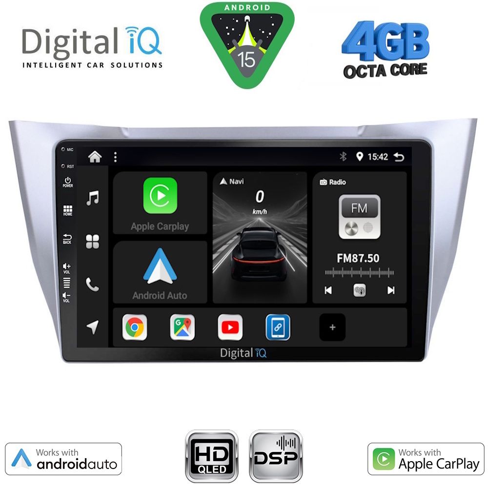 Βλησαρούλης Car Center - DIGITAL IQ BXF 16345SL_CPAA (10inc) MULTIMEDIA TABLET for LEXUS RX 300 – 400 mod. 2003-2008