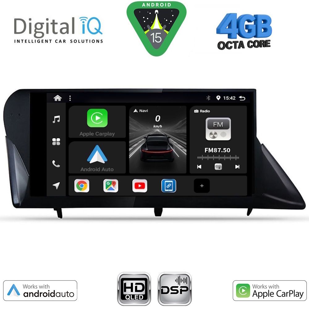 Βλησαρούλης Car Center - DIGITAL IQ BXF 16346_CPAA (9inc) MULTIMEDIA TABLET for LEXUS RX mod. 2009-2014