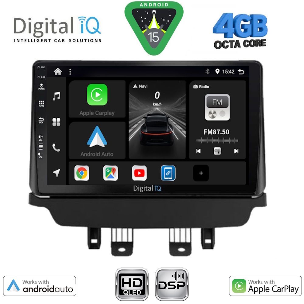 Βλησαρούλης Car Center - DIGITAL IQ BXF 16362_CPAA (9inc) MULTIMEDIA TABLET for MAZDA 2 mod. 2014-2023