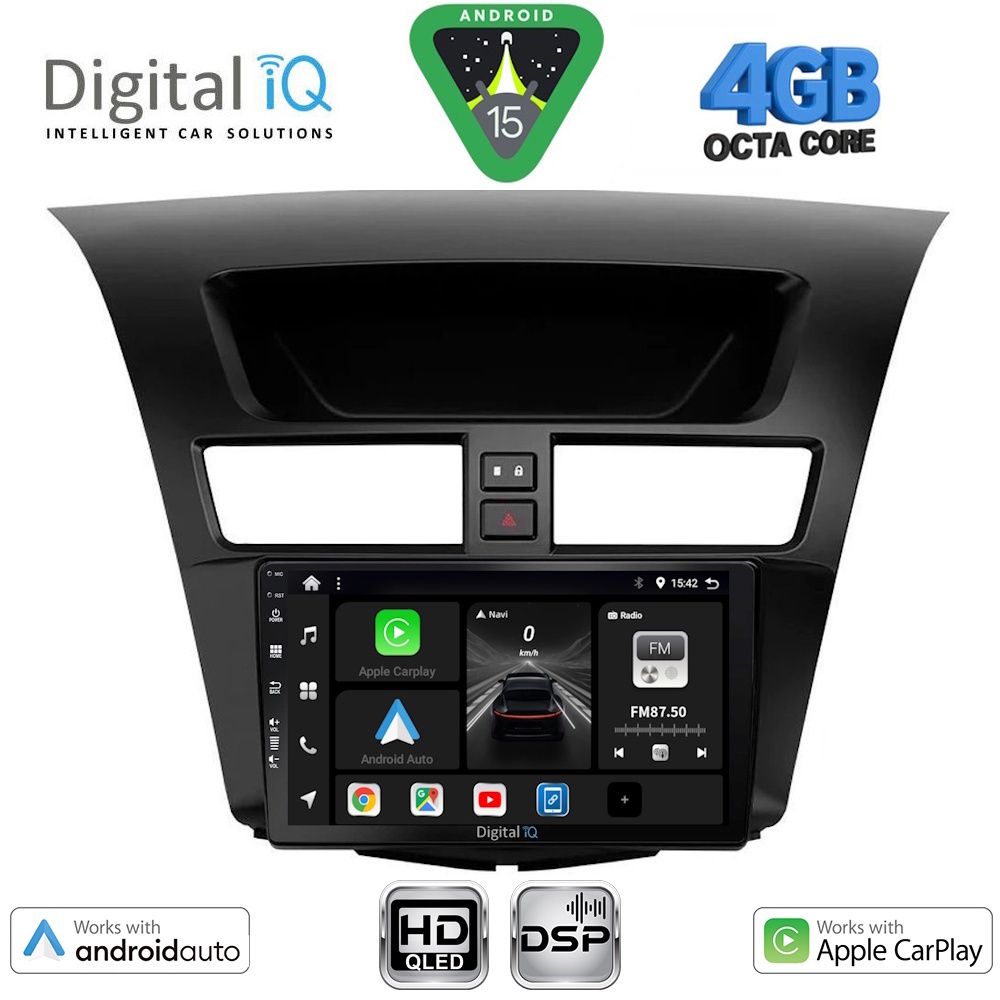 Βλησαρούλης Car Center - DIGITAL IQ BXF 16364_CPAA (9inc) MULTIMEDIA TABLET for MAZDA BT50 mod. 2012-2019