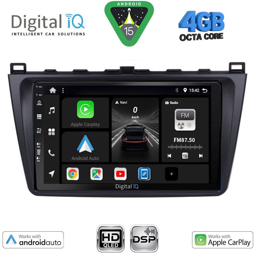 Βλησαρούλης Car Center - DIGITAL IQ BXF 16377_CPAA (9inc) MULTIMEDIA TABLET for MAZDA 6 mod. 2008-2012
