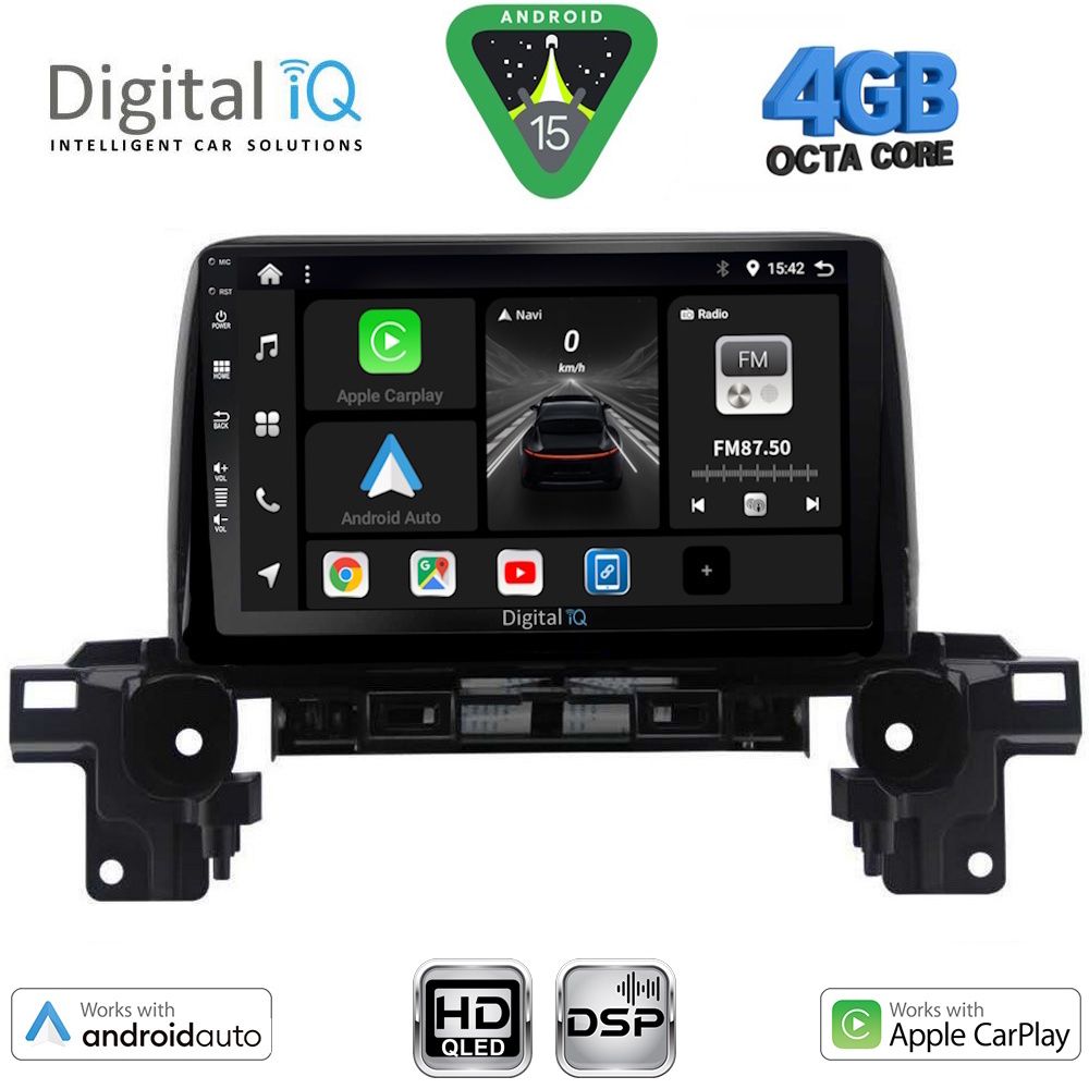 Βλησαρούλης Car Center - DIGITAL IQ BXF 16381_CPAA (9inc) MULTIMEDIA TABLET for MAZDA CX5 mod. 2017-2025
