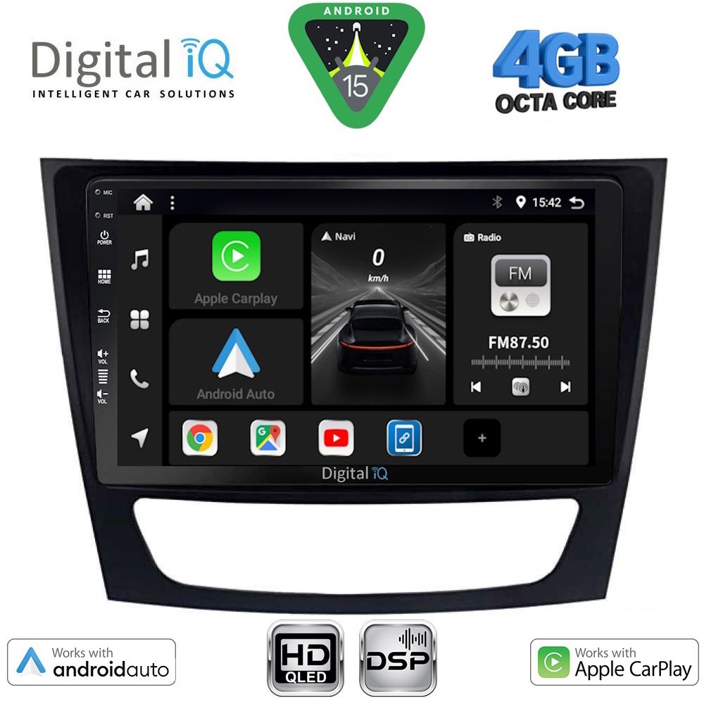 Βλησαρούλης Car Center - DIGITAL IQ BXF 16408_CPAA (9inc) MULTIMEDIA TABLET for MERCEDES E (W211) – CLS (W219) mod. 2003-2009