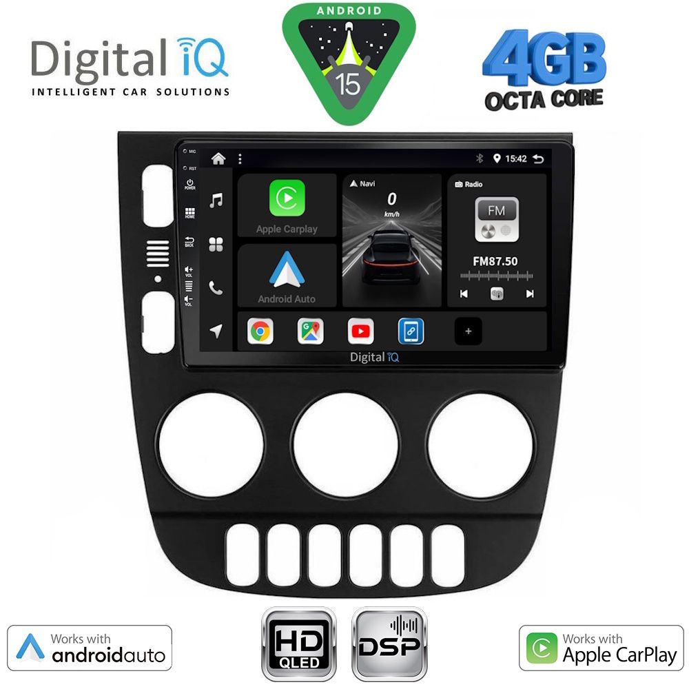 Βλησαρούλης Car Center - DIGITAL IQ BXF 16413_CPAA (9inc) MULTIMEDIA TABLET for MERCEDES ML (W163) mod. 2002-2005