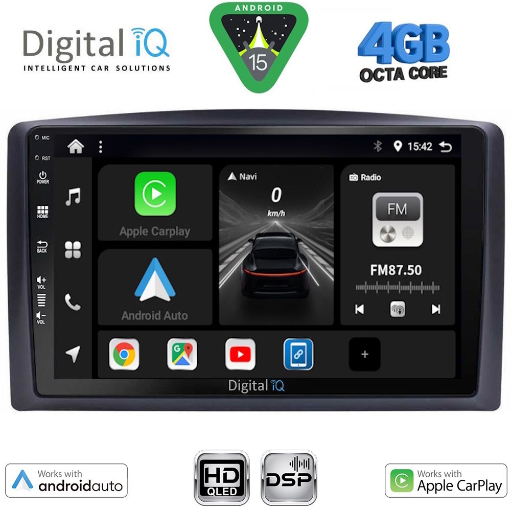 Βλησαρούλης Car Center - DIGITAL IQ BXF 16421_CPAA (10inc) MULTIMEDIA TABLET for MERCEDES VITO – VIANO (W447) mod. 2015-2022