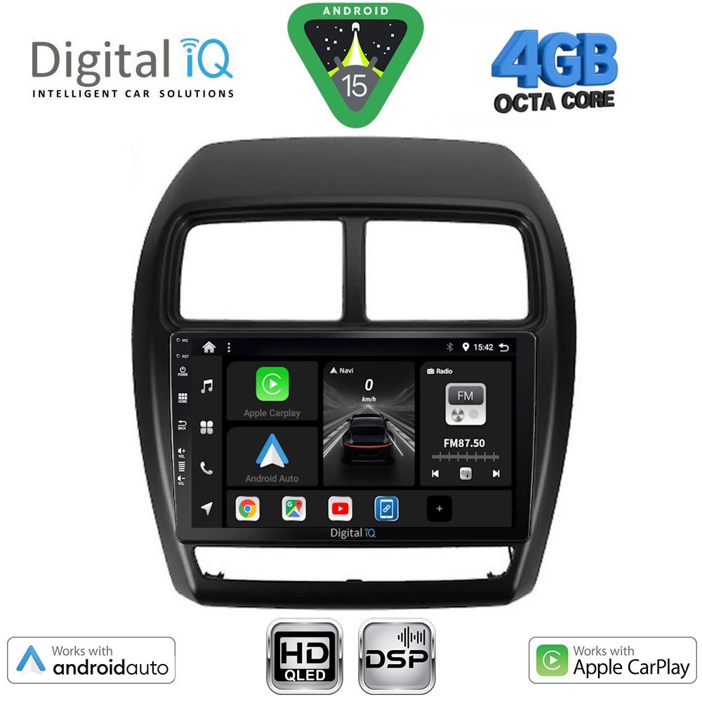 Βλησαρούλης Car Center - DIGITAL IQ BXF 16431_CPAA (9inc) MULTIMEDIA TABLET for MITSUBISHI ASX mod. 2020-2023