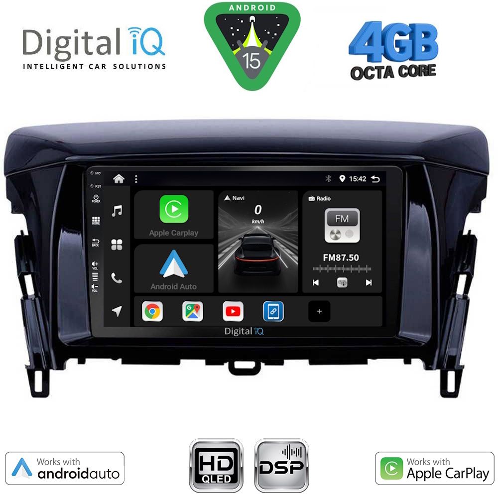 Βλησαρούλης Car Center - DIGITAL IQ BXF 16432_CPAA (9inc) MULTIMEDIA TABLET for MITSUBISHI ECLIPSE CROSS mod. 2018-2026