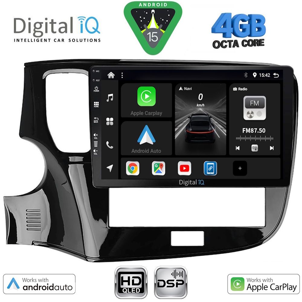 Βλησαρούλης Car Center - DIGITAL IQ BXF 16440_CPAA (10inc) MULTIMEDIA TABLET for MITSUBISHI OUTLANDER mod. 2020-2022