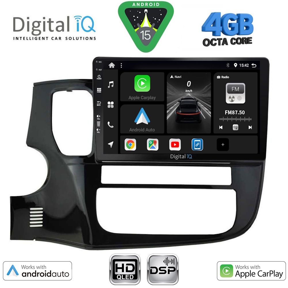 Βλησαρούλης Car Center - DIGITAL IQ BXF 16443_CPAA (10inc) MULTIMEDIA TABLET for MITSUBISHI OUTLANDER mod. 2013-2020