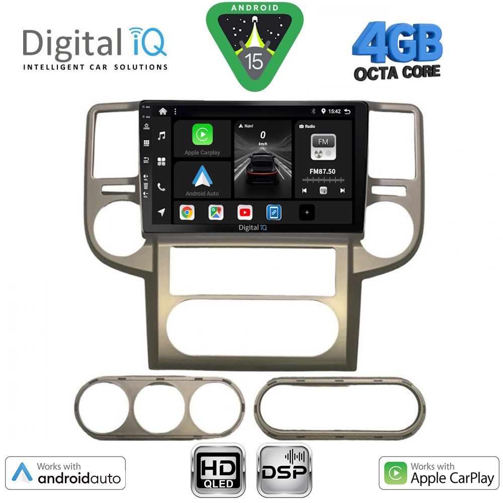 Βλησαρούλης Car Center - DIGITAL IQ BXF 16475_CPAA (10inc) MULTIMEDIA TABLET for NISSAN XTRAIL mod. 2004-2007