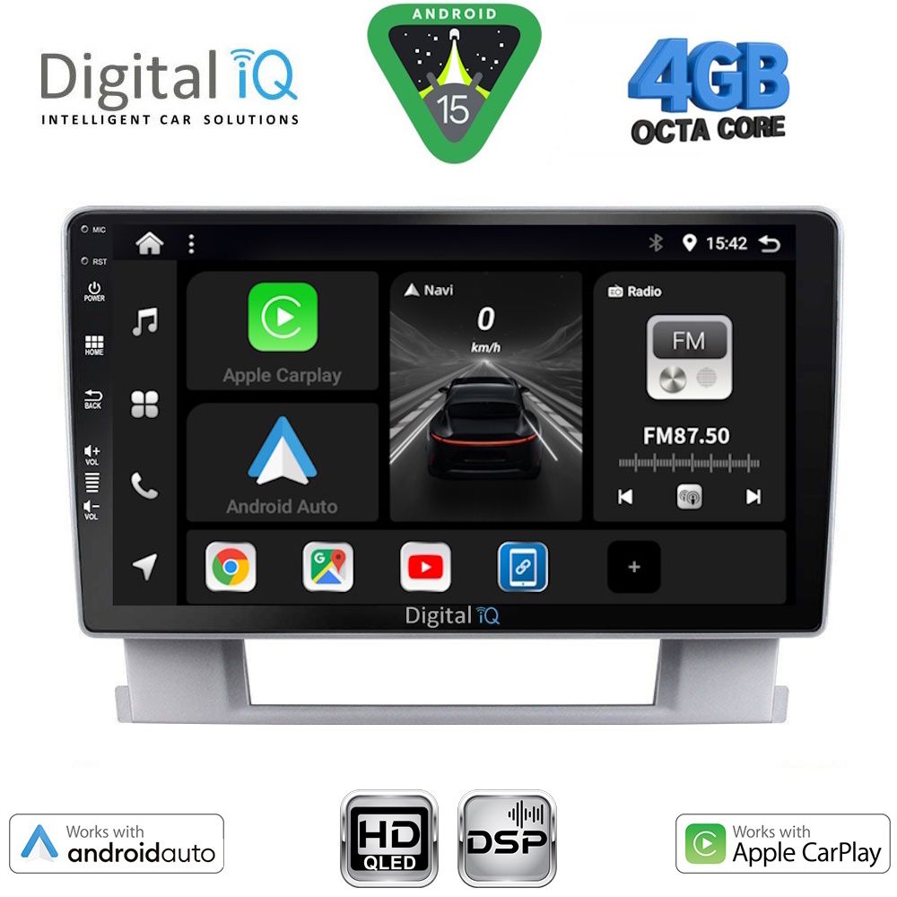 Βλησαρούλης Car Center - DIGITAL IQ BXF 16482_CPAA (9inc) MULTIMEDIA TABLET for OPEL ASTRA J mod. 2010-2016