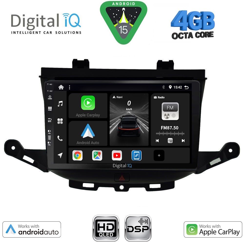 Βλησαρούλης Car Center - DIGITAL IQ BXF 16483_CPAA (9inc) MULTIMEDIA TABLET for OPEL ASTRA K mod. 2015-2023