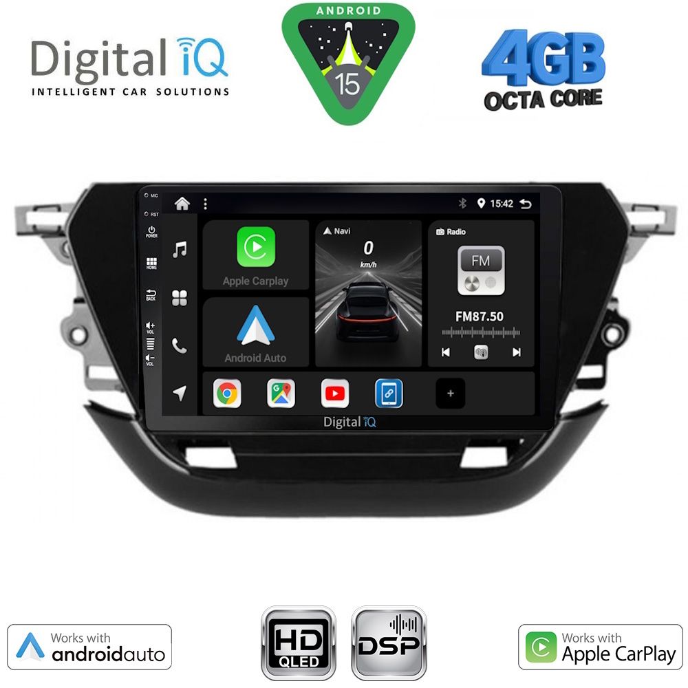 Βλησαρούλης Car Center - DIGITAL IQ BXF 16487_CPAA (9inc) MULTIMEDIA TABLET for OPEL CORSA F mod. 2019-2024