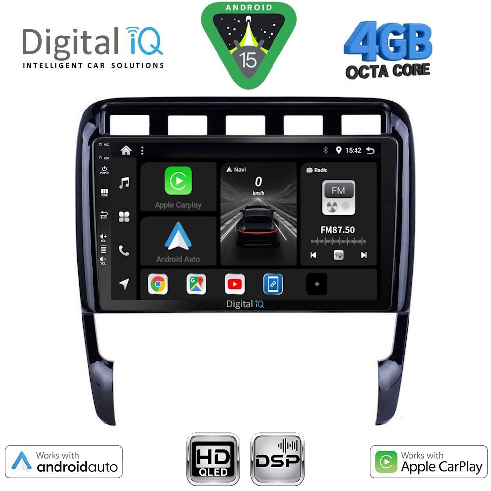 Βλησαρούλης Car Center - DIGITAL IQ BXF 16535_CPAA (9inc) MULTIMEDIA TABLET for PORSCHE CAYENNE mod. 2002-2011