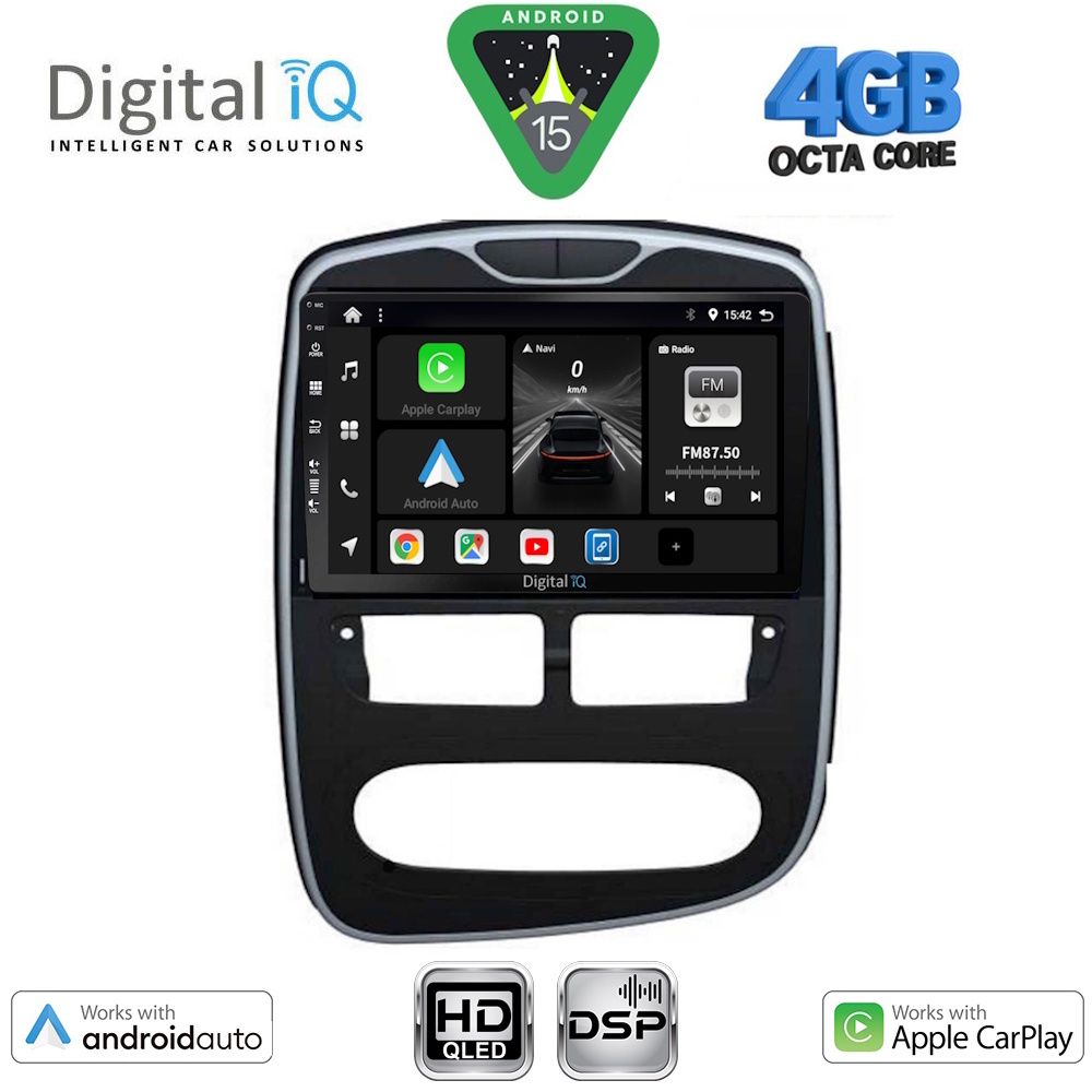 Βλησαρούλης Car Center - DIGITAL IQ BXF 16544_CPAA (10inc) MULTIMEDIA TABLET for RENAULT CLIO mod. 2012-2015