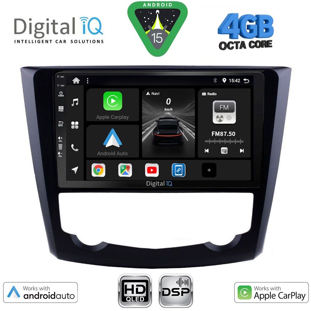 Βλησαρούλης Car Center - DIGITAL IQ BXF 16549_CPAA (9inc) MULTIMEDIA TABLET for RENAULT KADJAR mod. 2015-2022