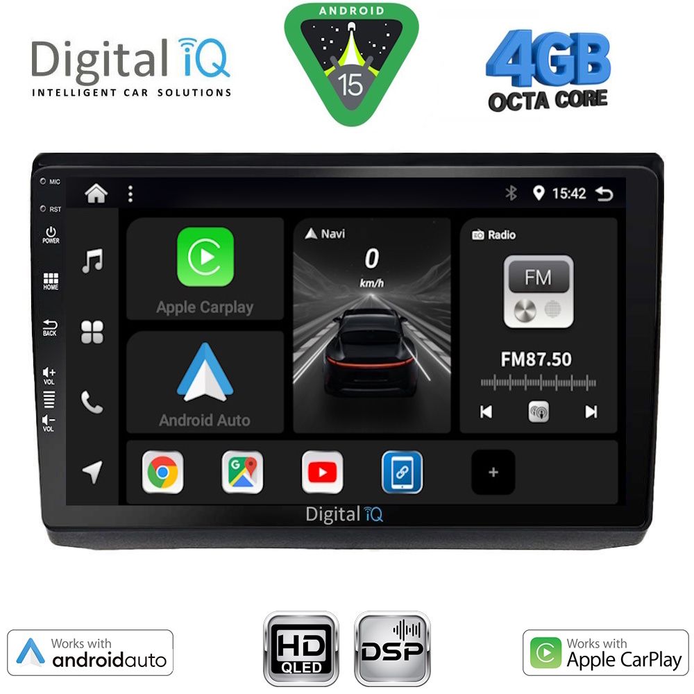 Βλησαρούλης Car Center - DIGITAL IQ BXF 16558_CPAA (10inc) MULTIMEDIA TABLET for OPEL VIVARO – RENAULT TRAFIC - NISSAN PRIMASTAR mod. 2004-2015