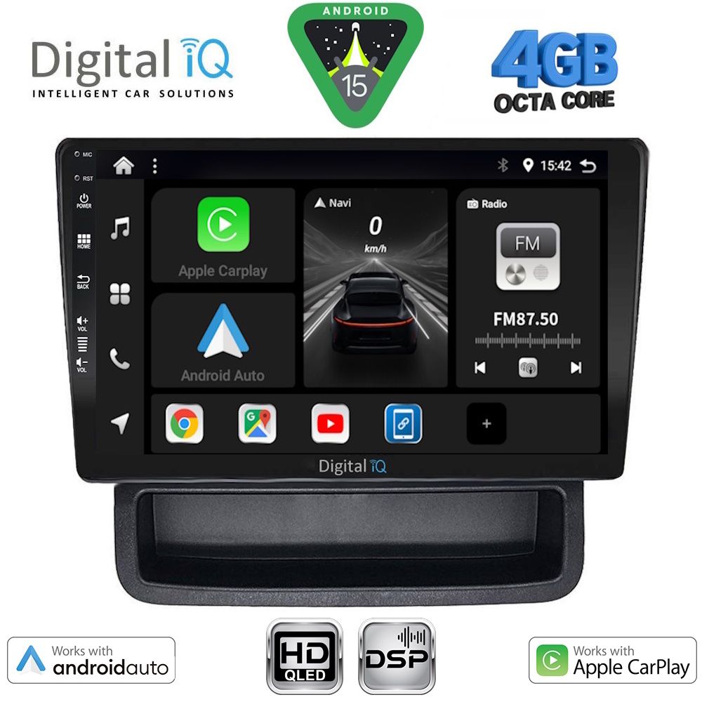 Βλησαρούλης Car Center - DIGITAL IQ BXF 16559_CPAA (10inc) MULTIMEDIA TABLET for OPEL VIVARO – RENAULT TRAFIC - NISSAN PRIMASTAR mod. 2004-2015