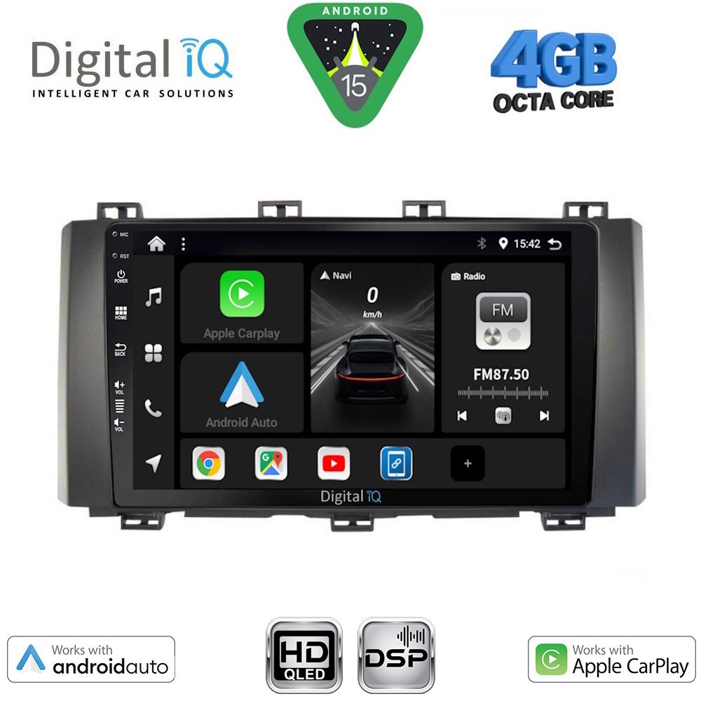 Βλησαρούλης Car Center - DIGITAL IQ BXF 16568_CPAA (9inc) MULTIMEDIA TABLET for SEAT ATECA mod. 2017-2025