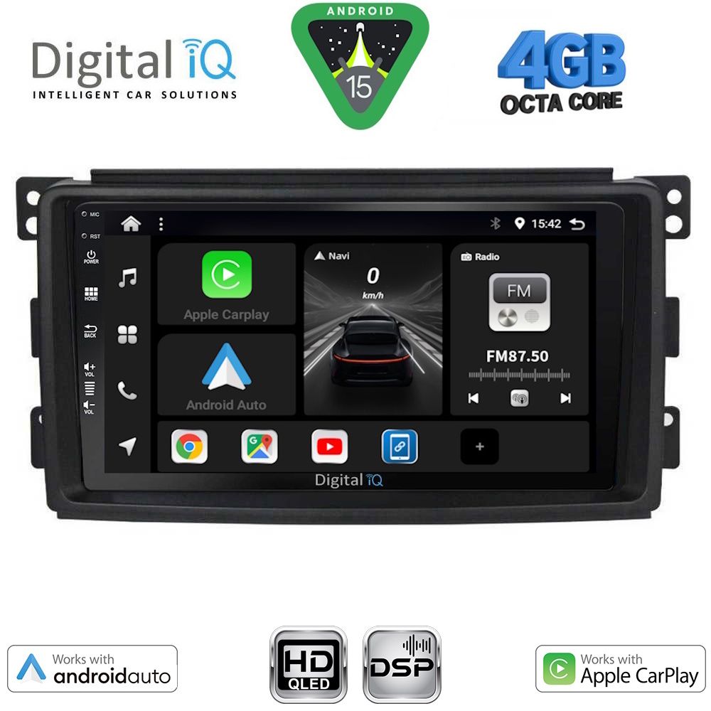Βλησαρούλης Car Center - DIGITAL IQ BXF 16621_CPAA (9inc) MULTIMEDIA TABLET for SMART mod. 2007-2010
