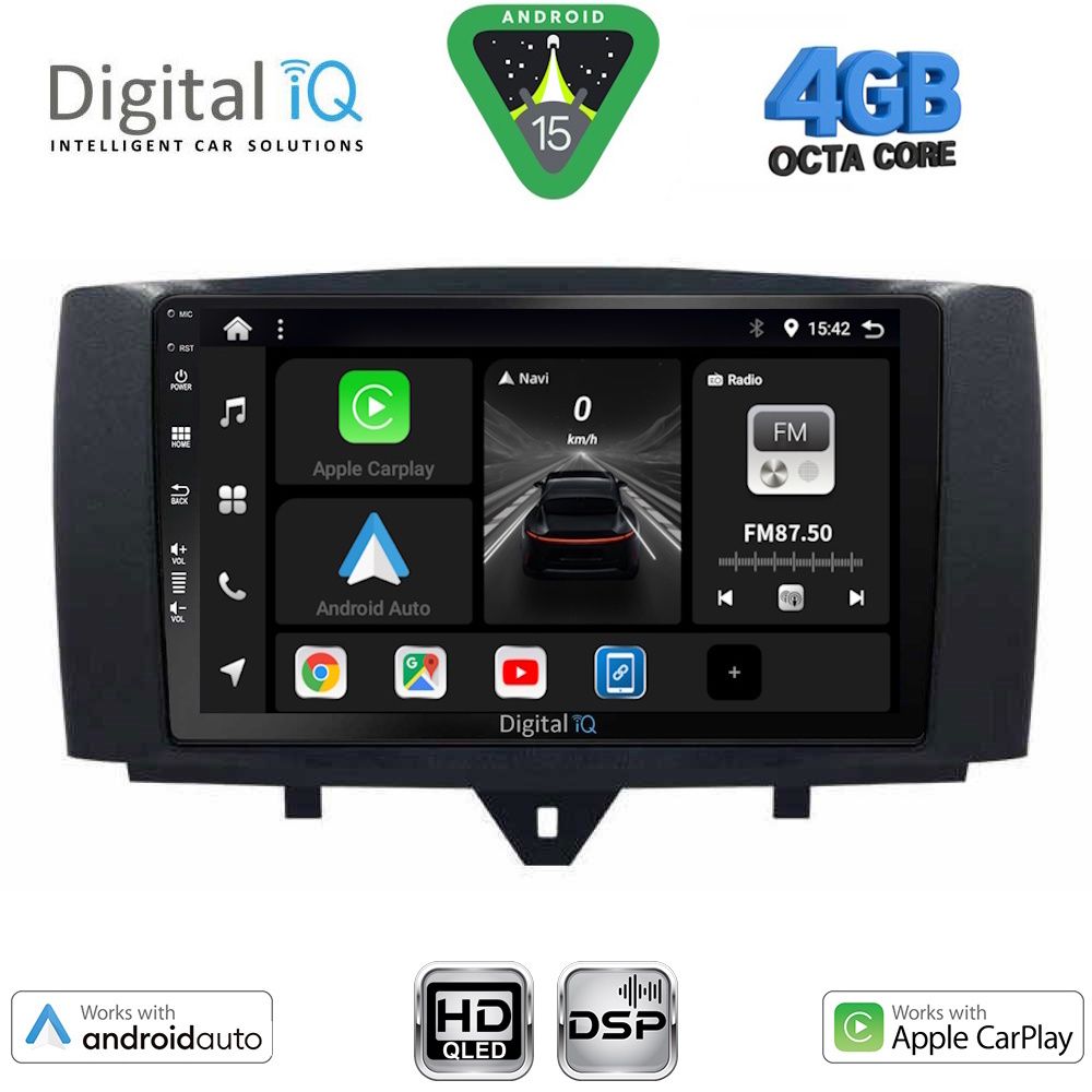 Βλησαρούλης Car Center - DIGITAL IQ BXF 16622_CPAA (9inc) MULTIMEDIA TABLET for SMART (451) mod. 2010-2015